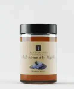Pot de miel crémeux à la nigelle d'Égypte