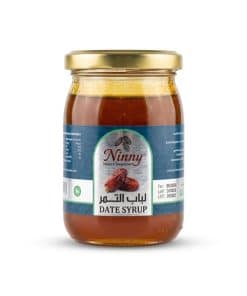 Pot de sirop de dattes 220g, extrait de pulpe de dattes à basse température