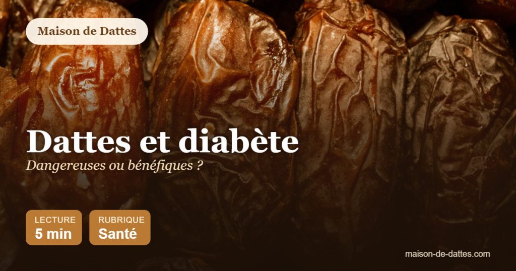 Dattes et diabète : dangereuses ou bénéfiques ?